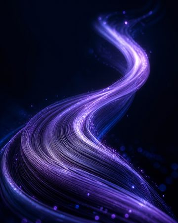 Purple market signal artwork